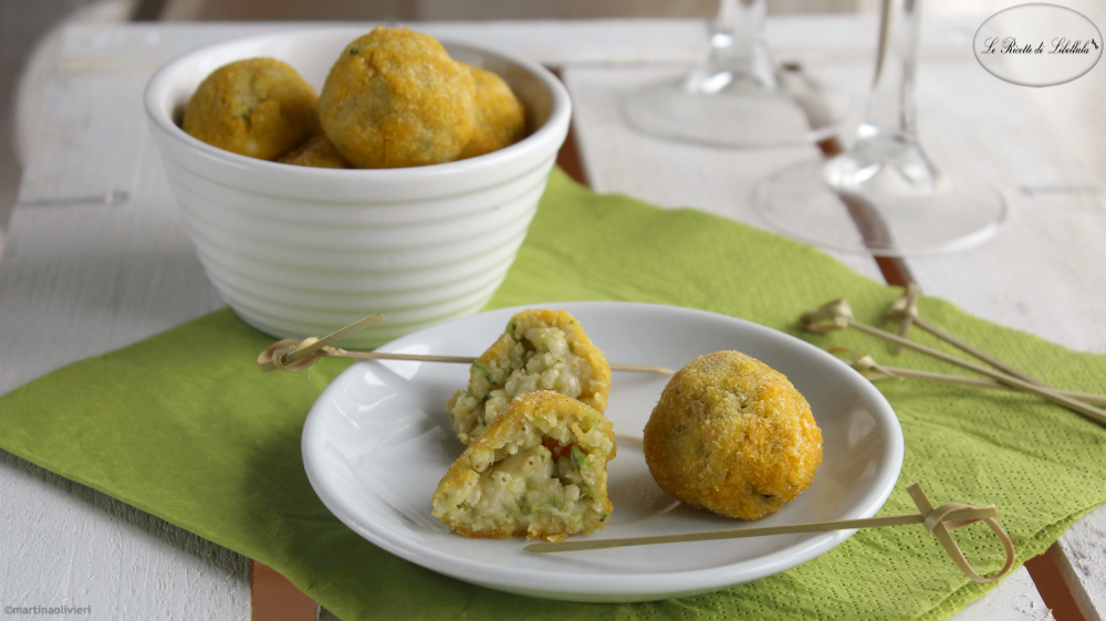 Boulettes de millet et courgettes