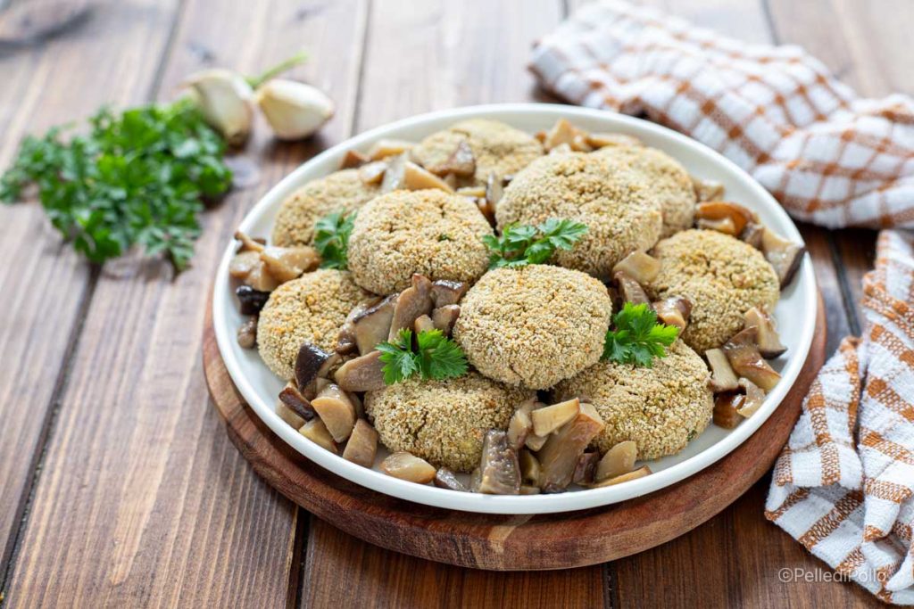boulettes de pois chiches et champignons