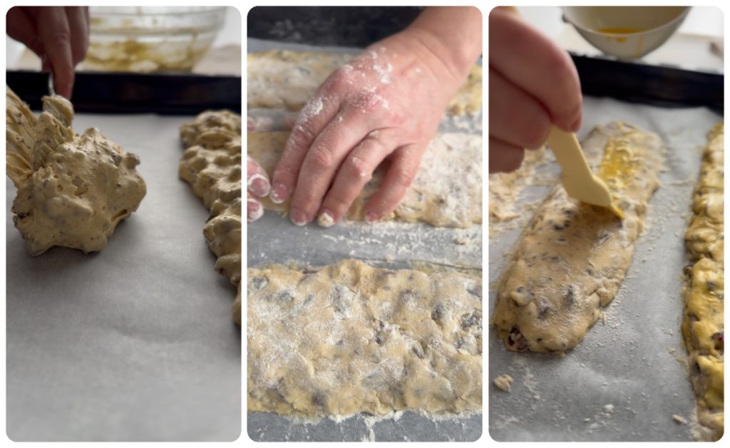 cantuccis chocolat et canneberges