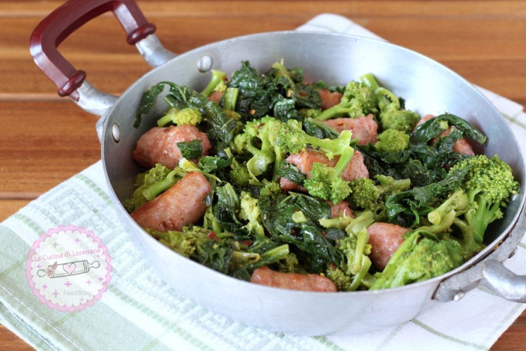 cimes di rapa et saucisse