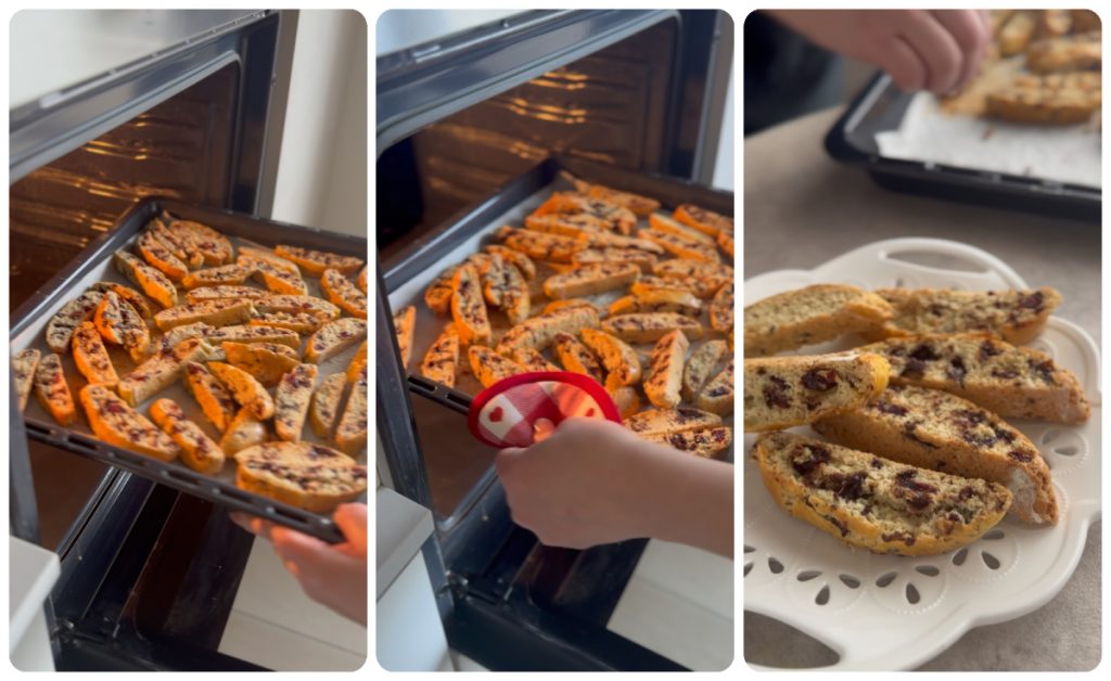 cantuccini au chocolat et canneberges