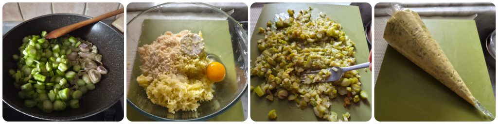 farce des tortelloni aux asperges et à la ricotta