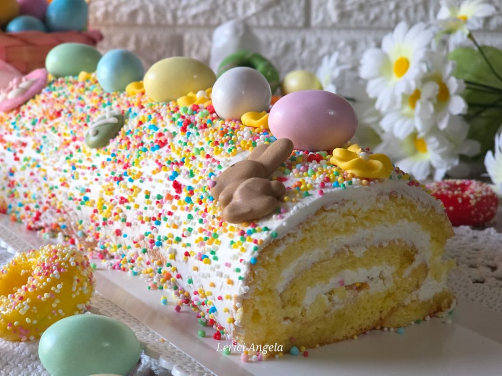 Roulé moelleux de Pâques à la Crème Paradiso facile