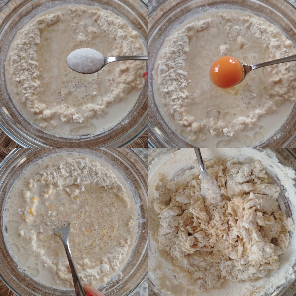 Pâte levée au lait