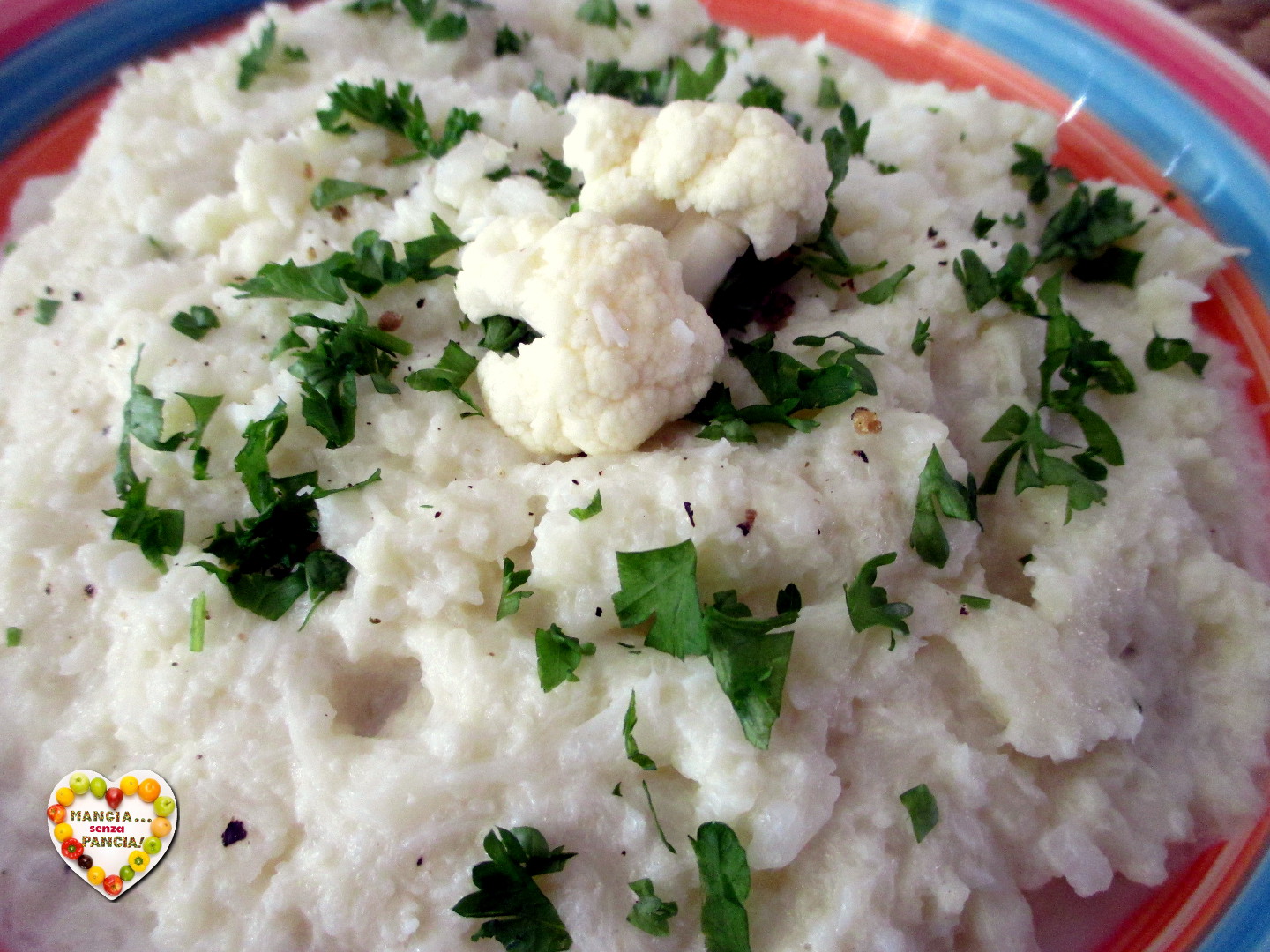 Purée de chou-fleur légère