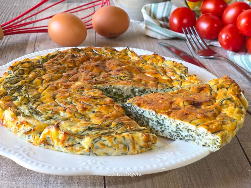 Frittata di Agretti in forno o in friggitrice ad aria