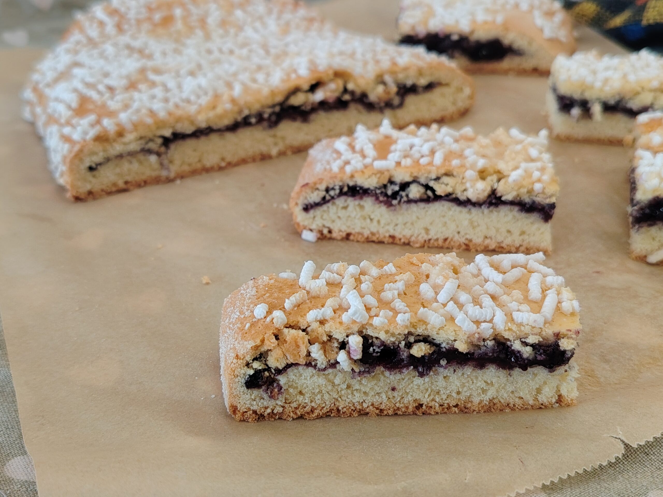 Gâteau biscuité fourré