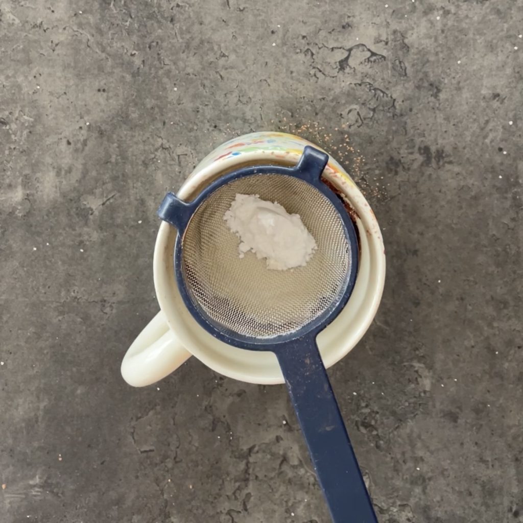 Torta in tazza alla nutella