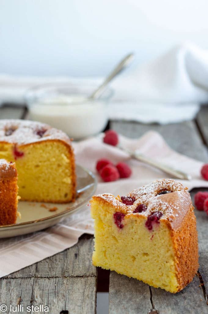gâteau moelleux avec yaourt et farine de riz