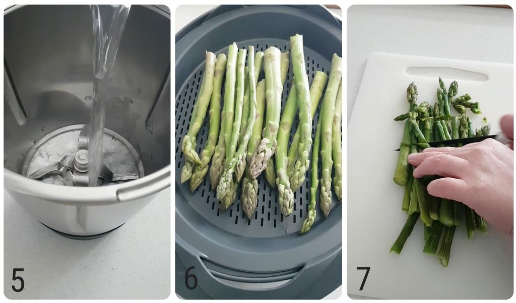 crème aux asperges et ricotta