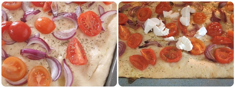 FOCACCIA RAPIDE SANS LEVEE