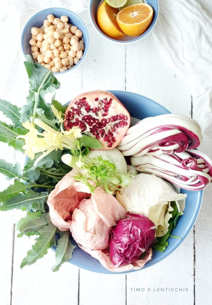 la salade détox fleurs d'hiver
