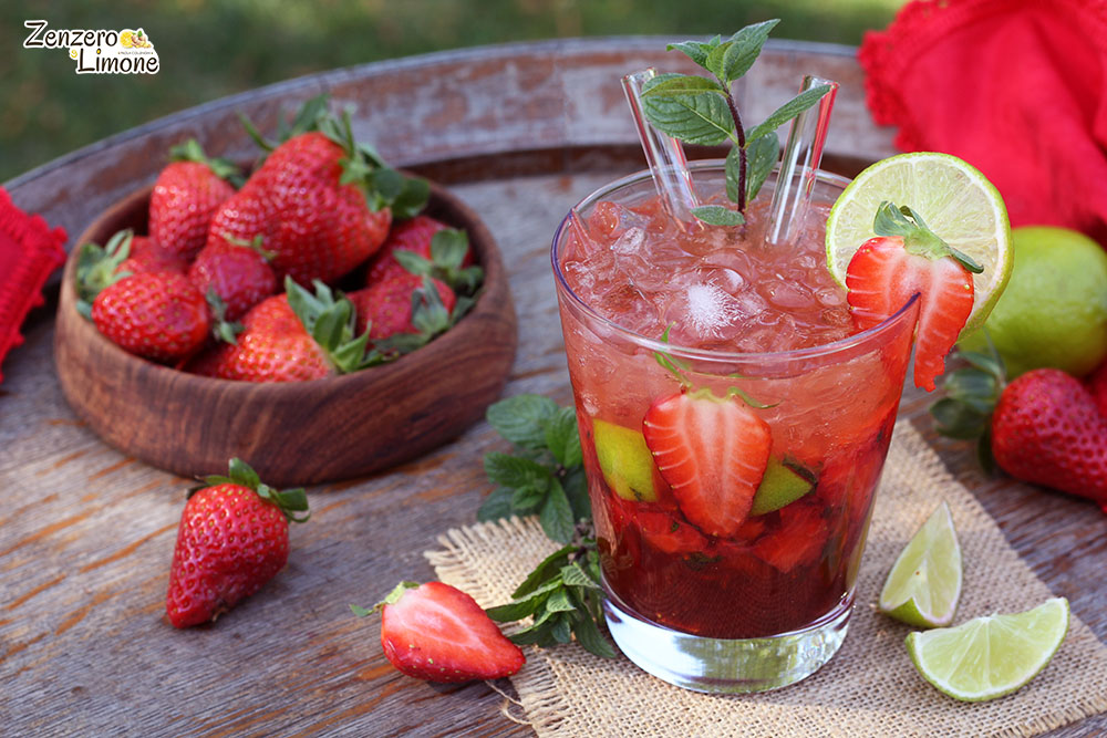 mojito à la fraise