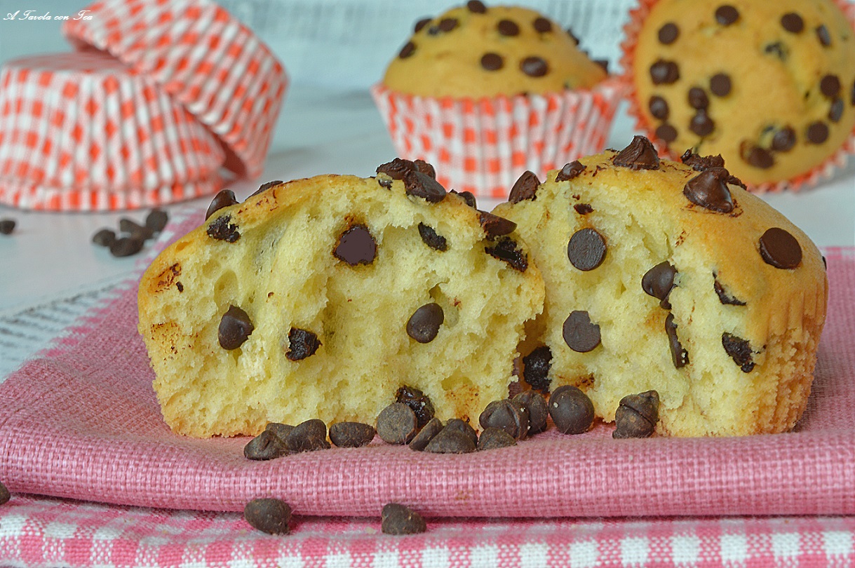 MUFFINS AUX PÉPITES DE CHOCOLAT sans beurre