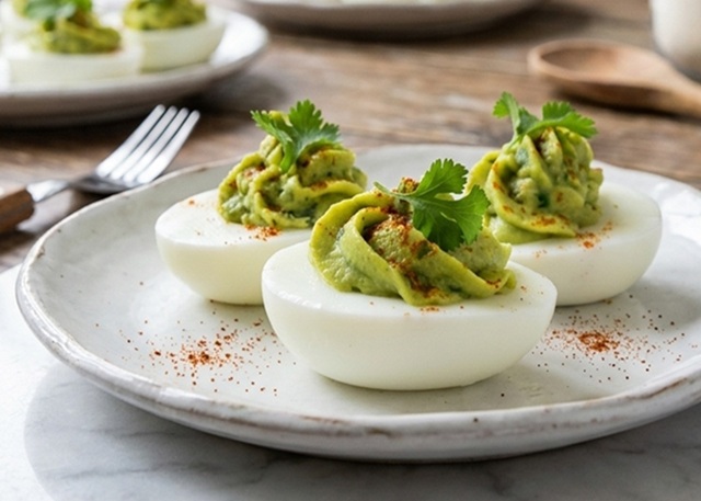 Œufs farcis au guacamole : la recette facile et saine pour l&rsquo;apéritif