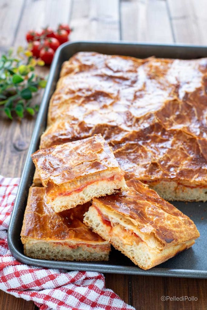 pizza parisienne avec pâte feuilletée