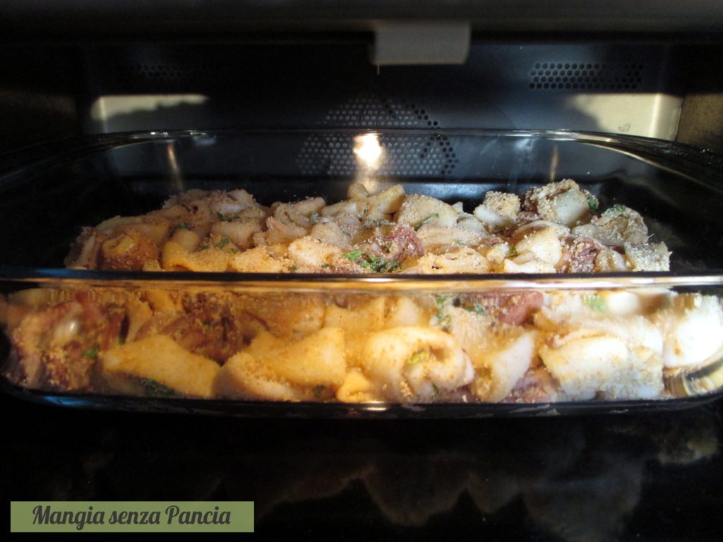 Calamars gratinés au four légers, Mangia senza Pancia