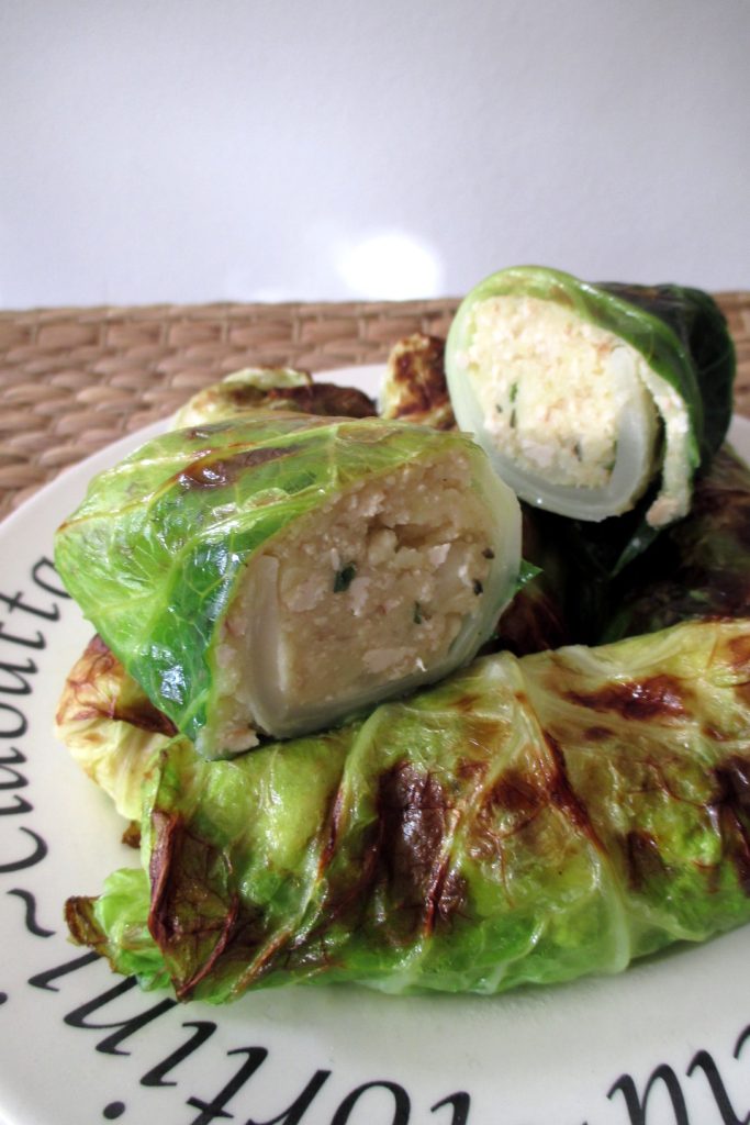 Rouleaux de chou vert vegan, Mangia senza Pancia