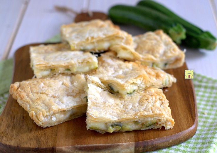 Rustique aux courgettes et à la mozzarella