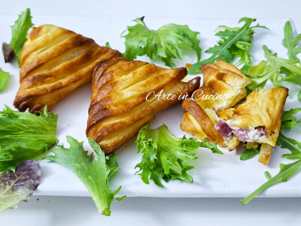 SFOGLIATELLES RICOTTA et SALAMI en 5 minutes