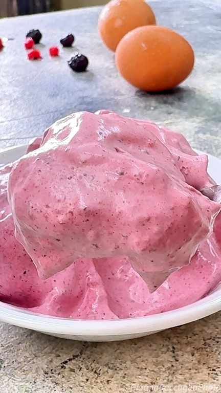 spumone aux fruits rouges