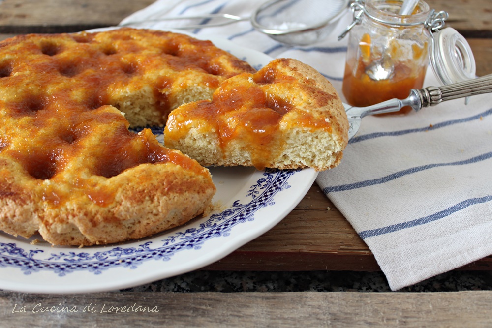 tarte moelleuse à la confiture