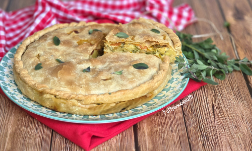 Tarte salée aux légumes variés
