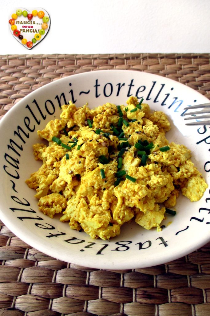 Tofu brouillé végan, Mangia senza Pancia