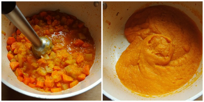 velouté carottes collage