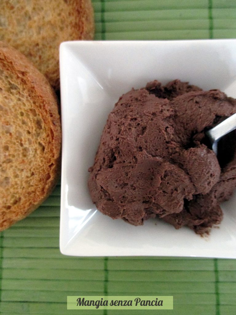 Crème cacao et ricotta légère sans cuisson, Mangia senza Pancia