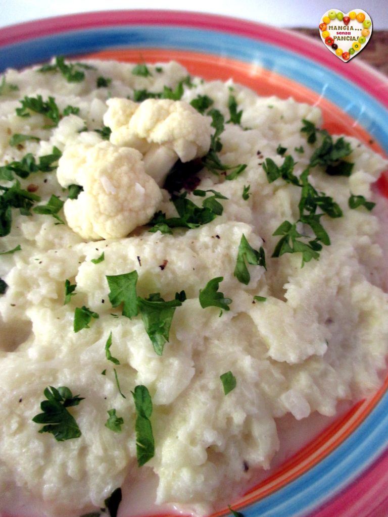 Purée de chou-fleur légère, Mangia senza Pancia