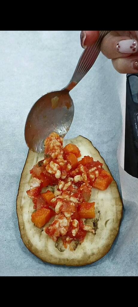 Rellenamos las berenjenas