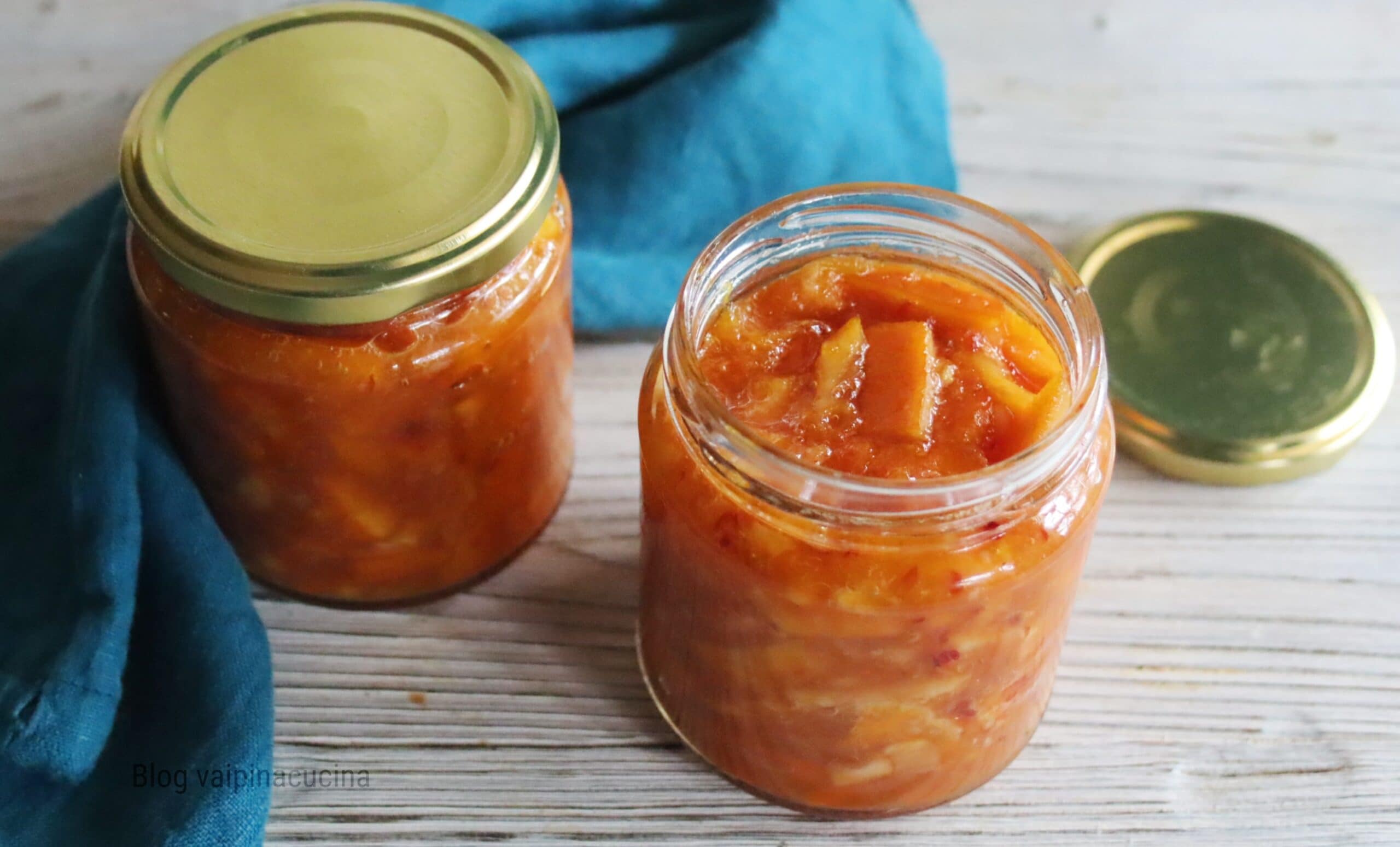Mermelada de naranjas con cáscara