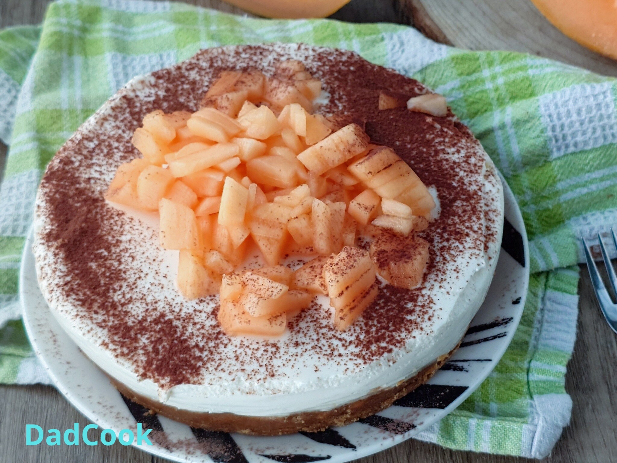 Cheesecake Sin Horno: la Receta Fresca y de Verano con Ricotta, Queso de Cabra y Melón