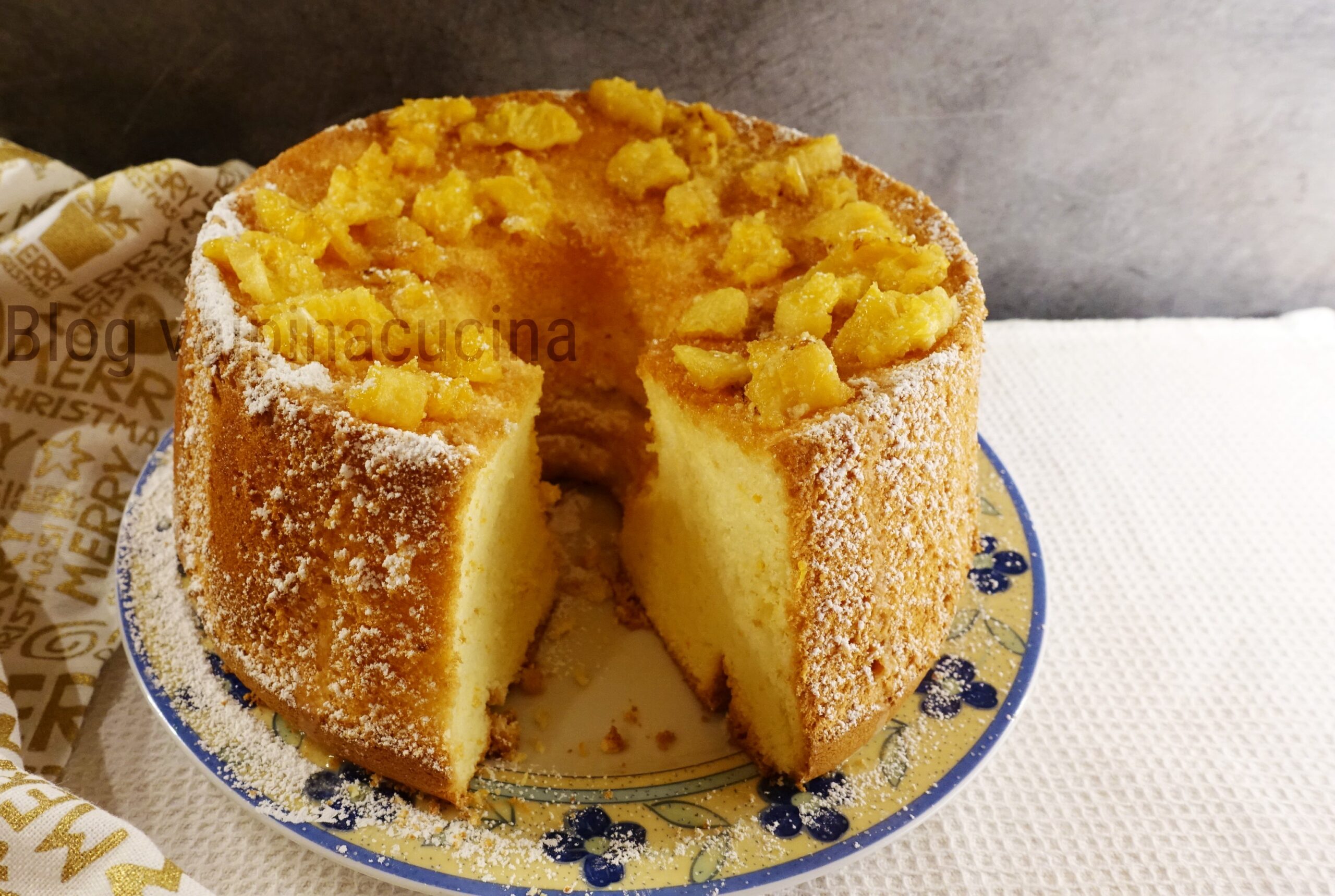 Chiffon cake a la naranja