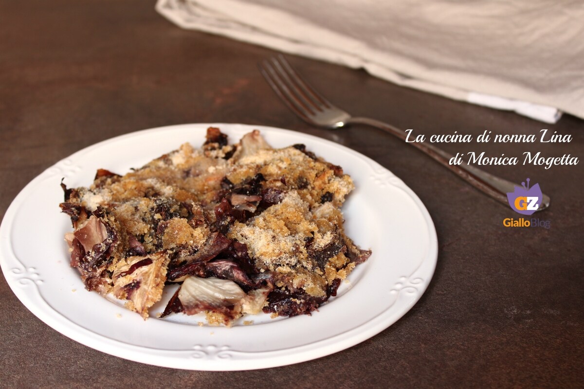Radicchio gratinado al horno, ¡receta fácil!
