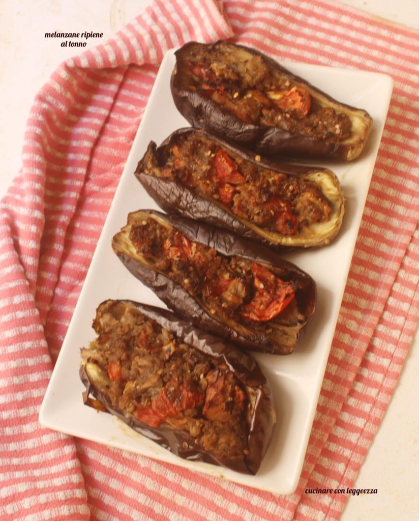 berenjenas rellenas de atún