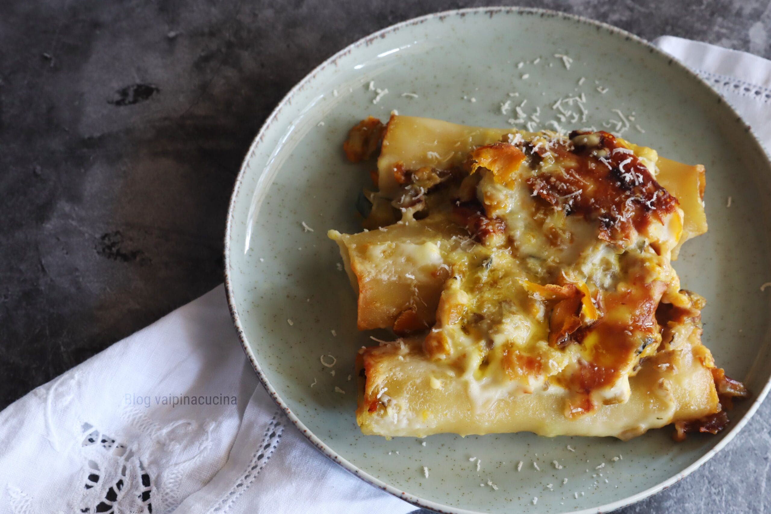 Canelones al horno vegetarianos