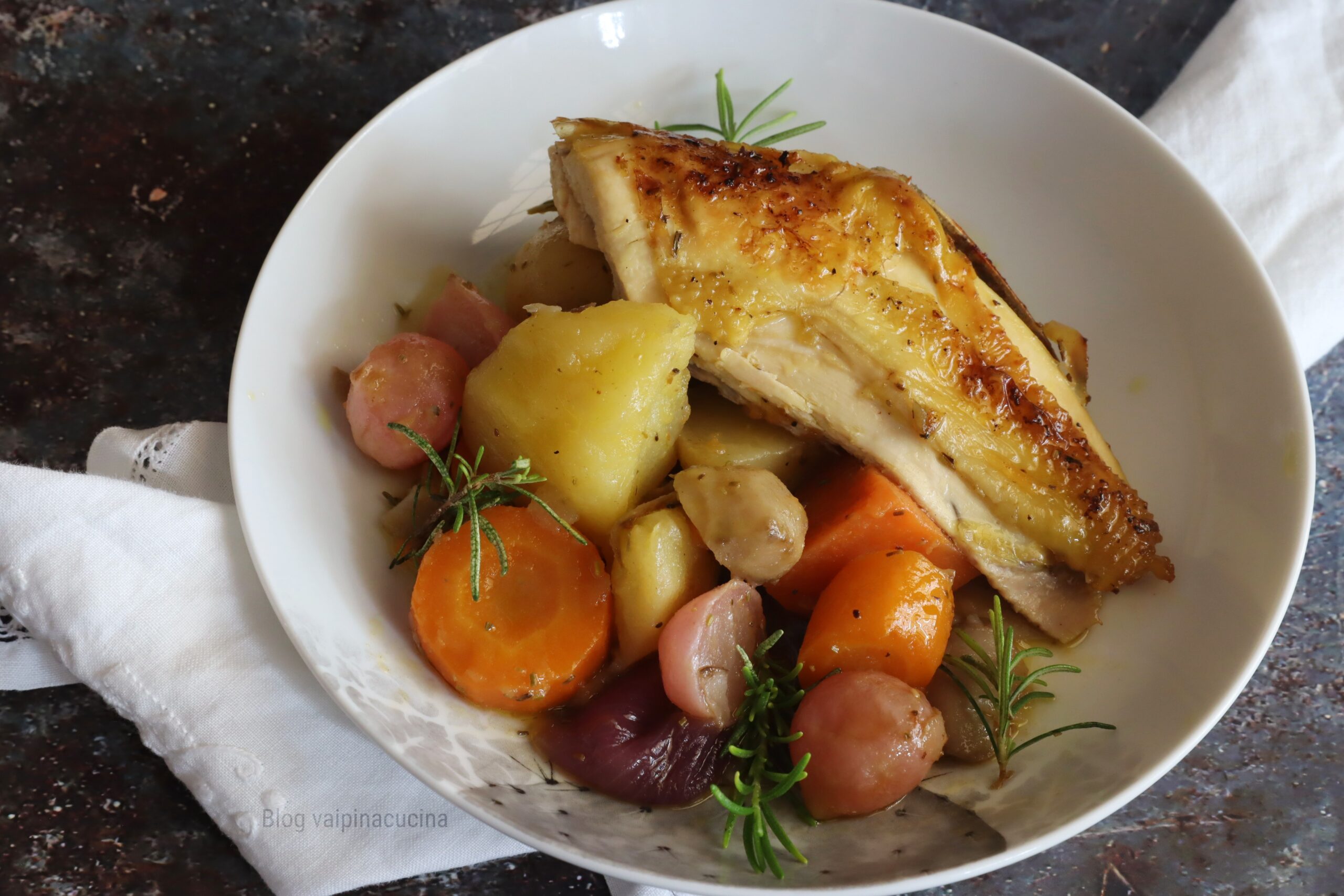 Gallo al horno con Increíble Cocotte