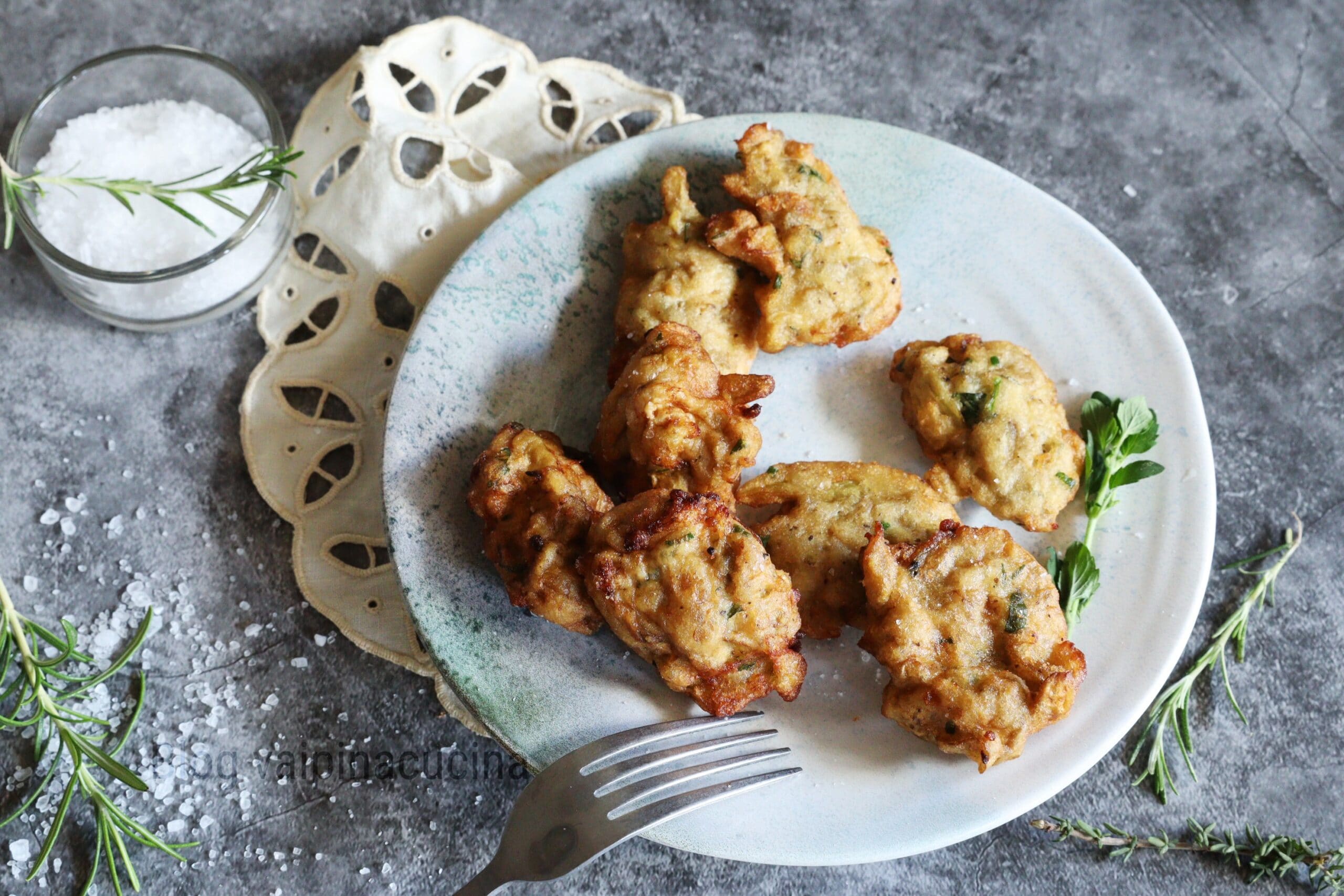 Tortitas de berenjena