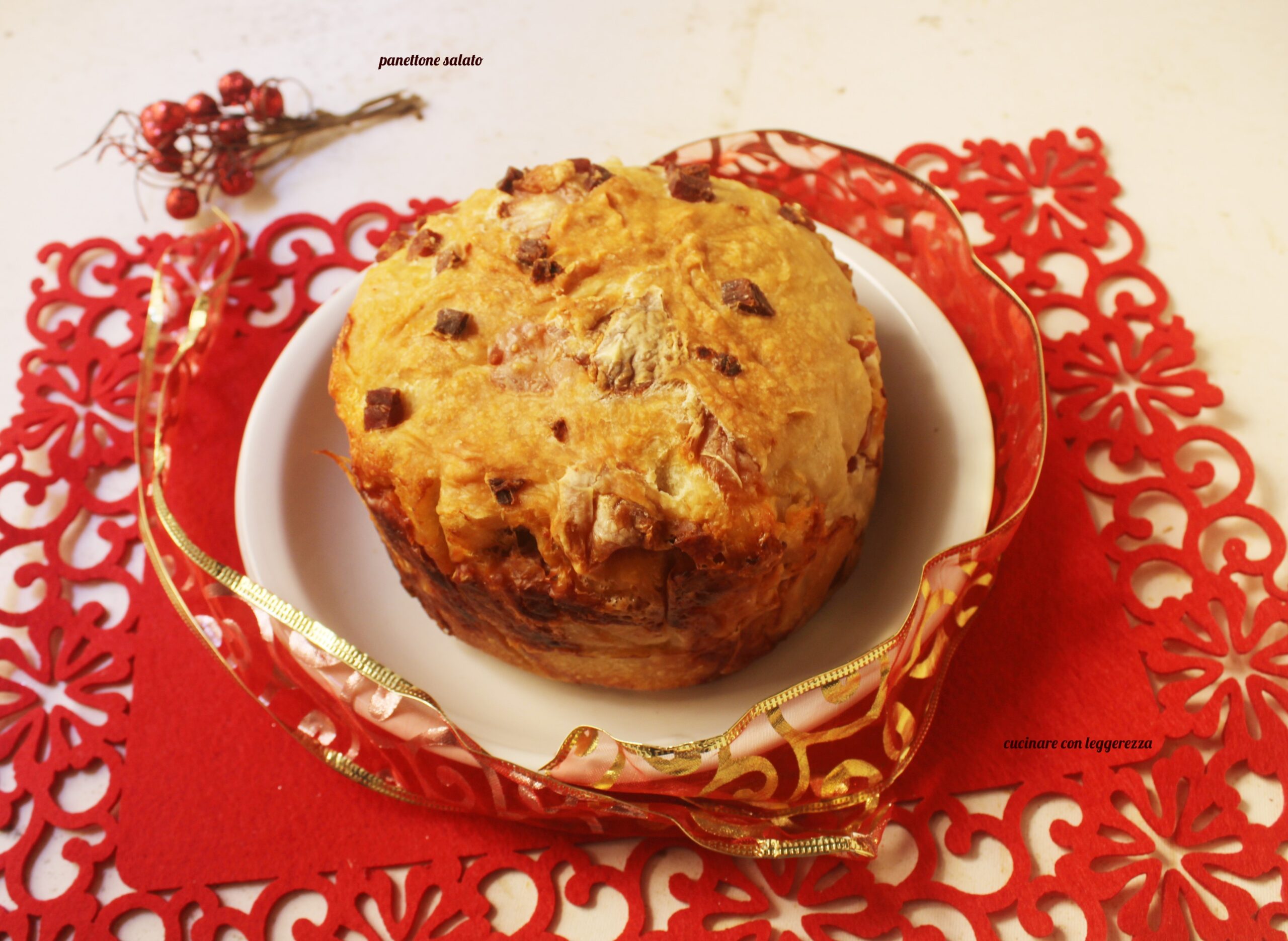 Panettone salado – masa madre