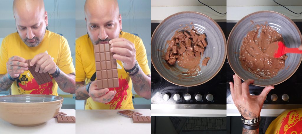 Mousse de Chocolate y Leche Condensada