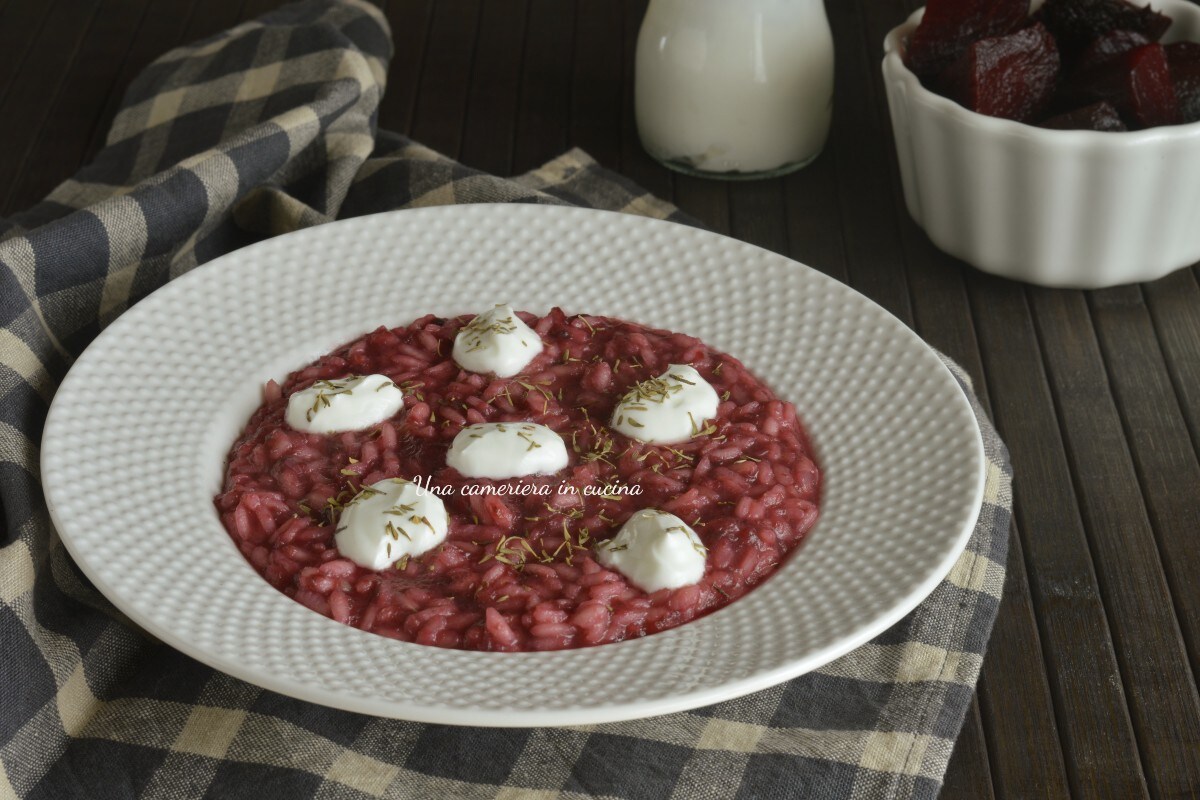 Risotto de remolacha light
