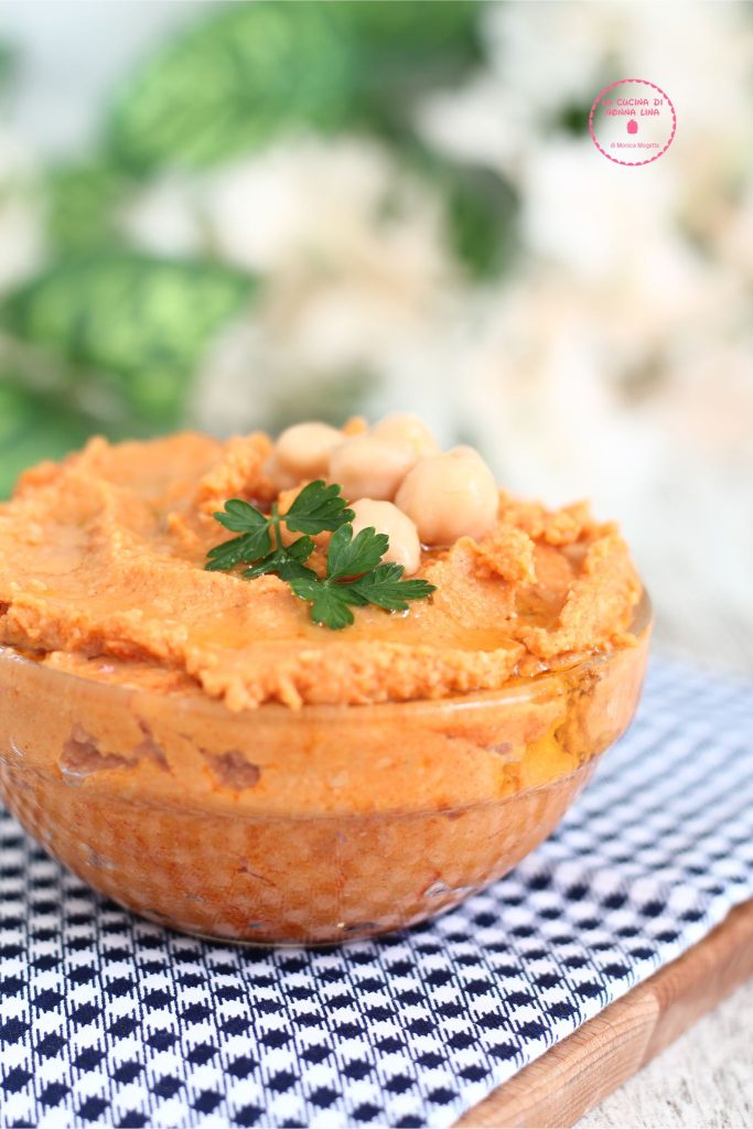 Crema de garbanzos con pimentón