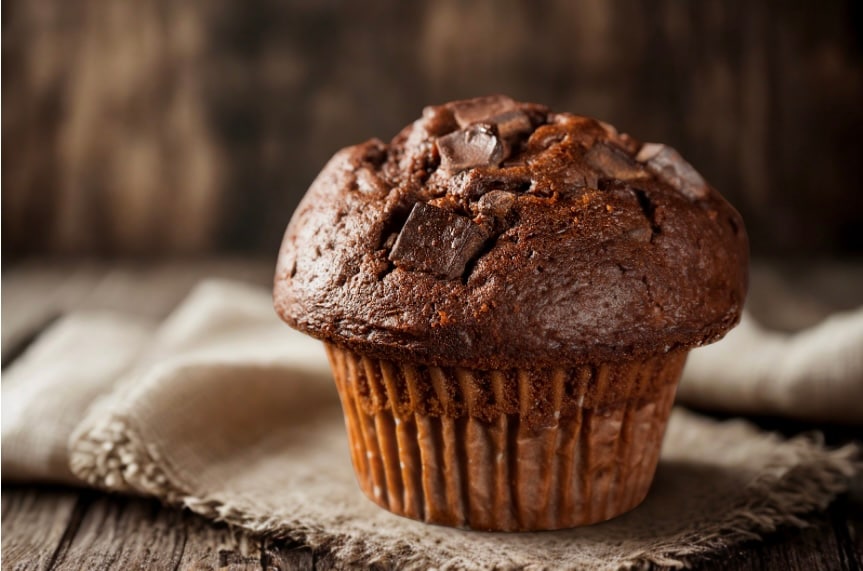 MUFFINS DE CHOCOLATE CON PULPA DE MANZANA (SIN MANTEQUILLA)