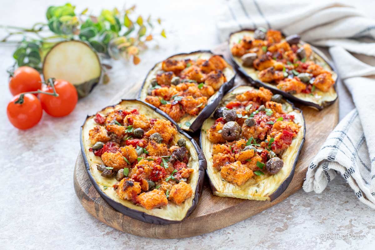 Berenjenas gratinadas sabrosas