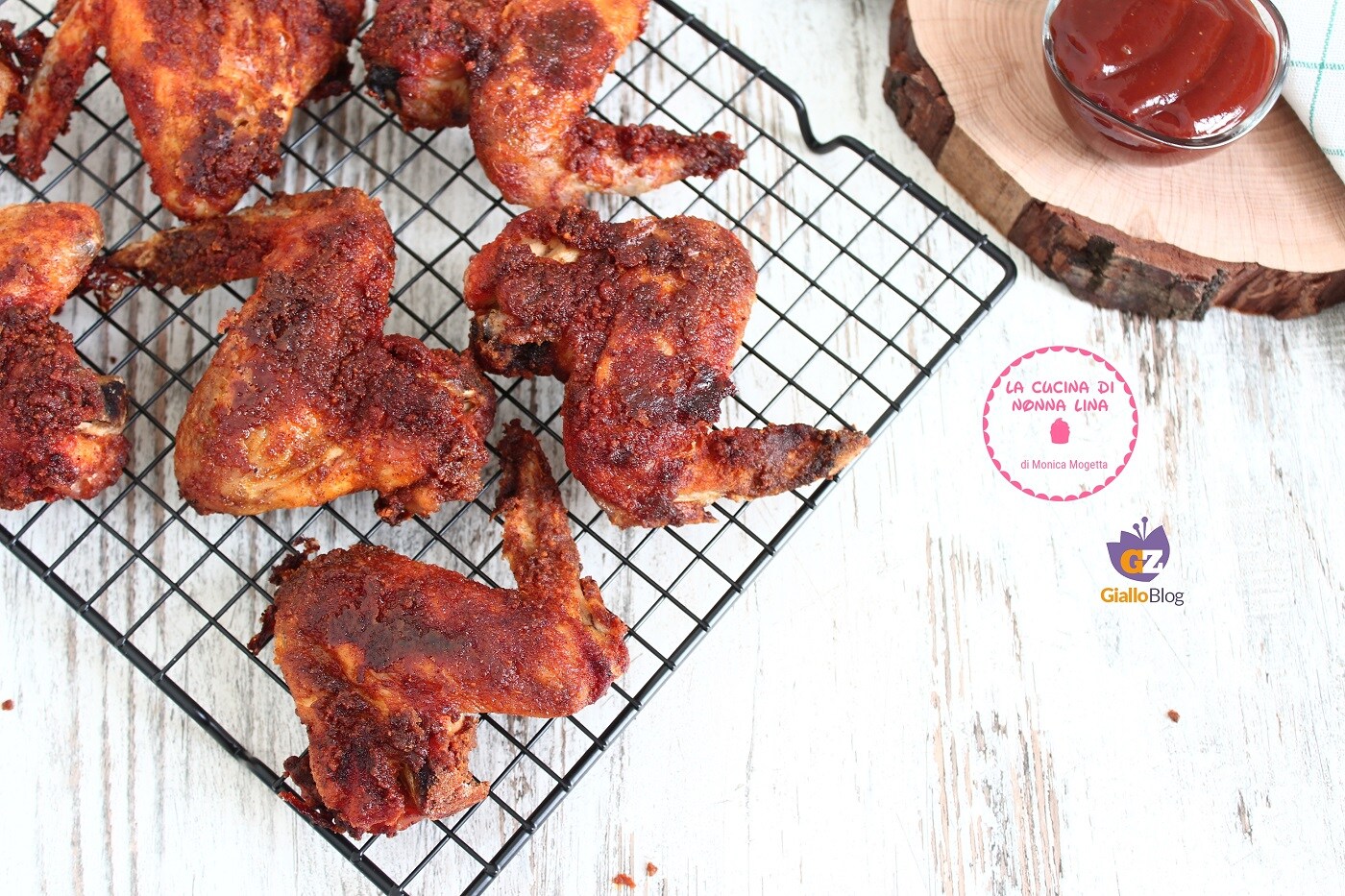 Alitas de pollo a la paprika