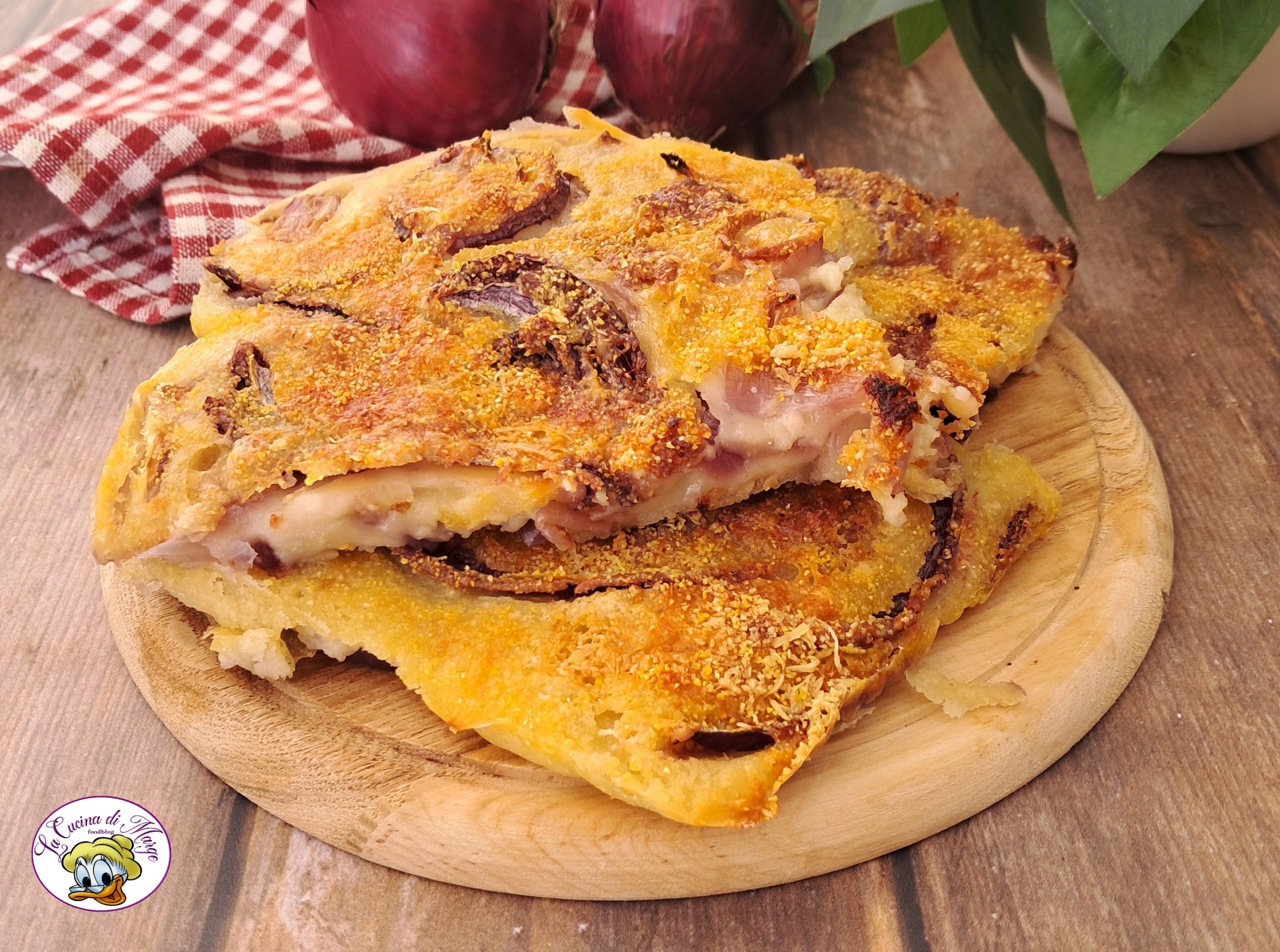 Focaccia de cebollas