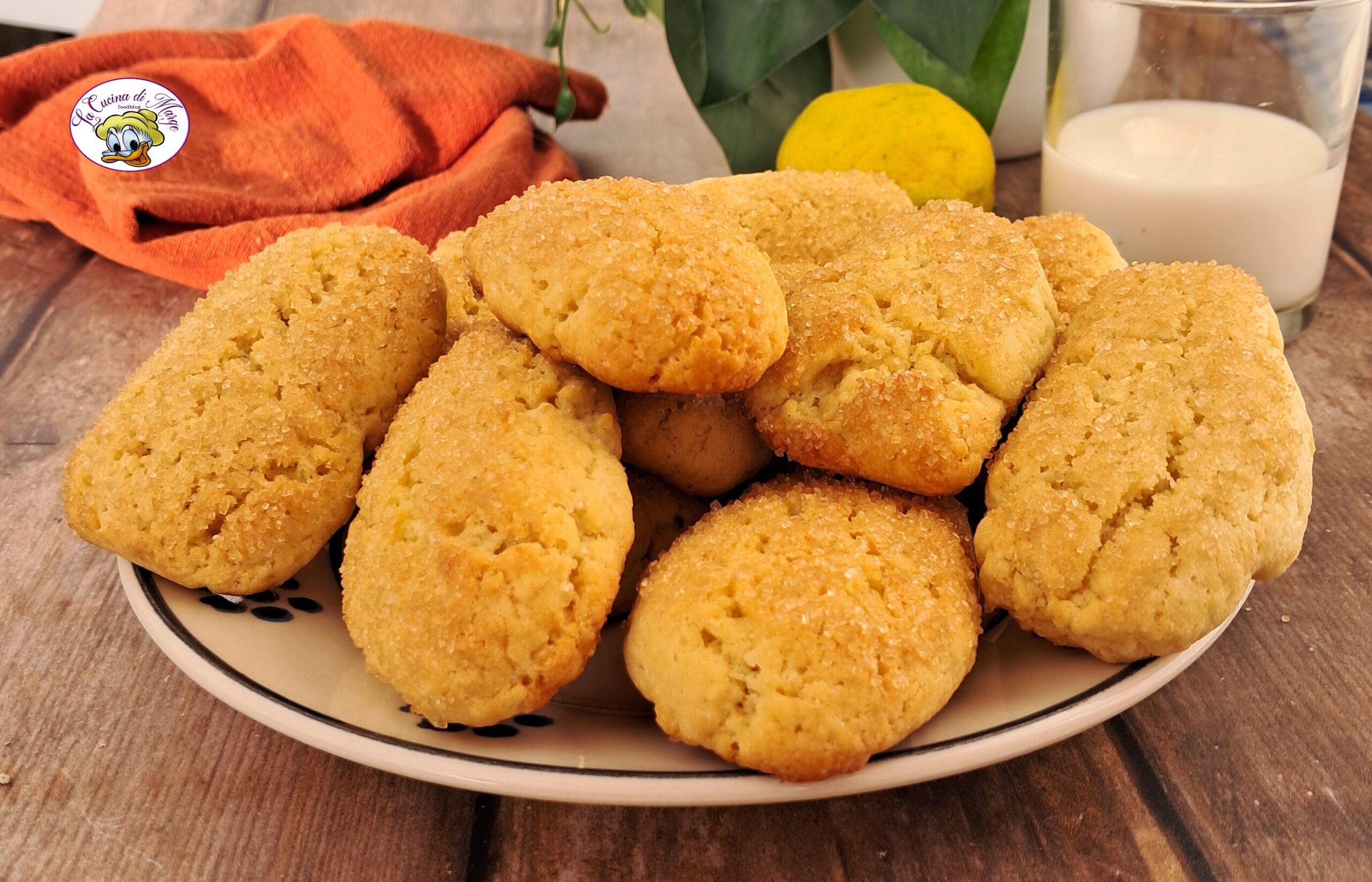 Galletas para mojar con sémola