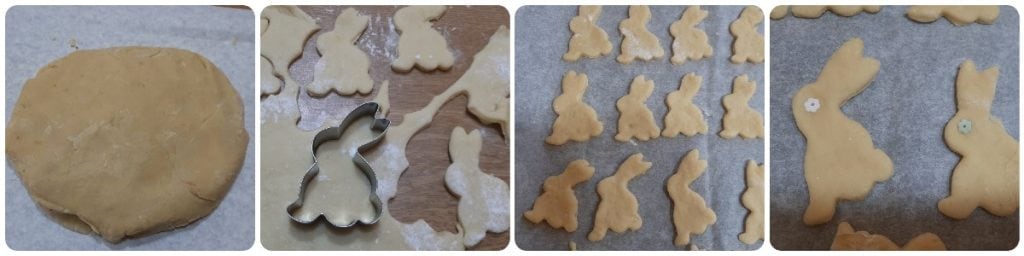 Galletas conejitos de Pascua